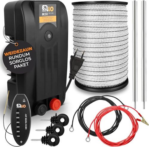 Ellofence Weidezaun Starter Set S mit 100m Band (550008)