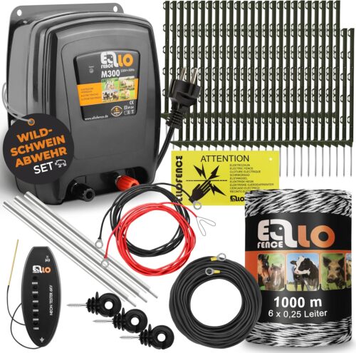 Wildschweinabwehr Set (250m), 4-reihig (550026)