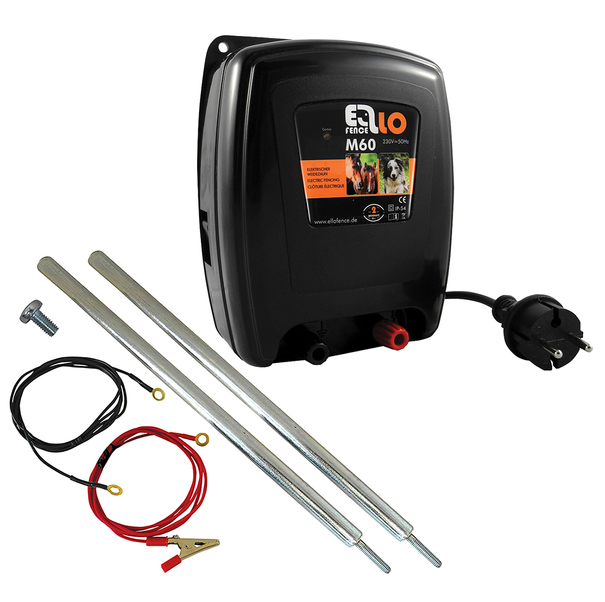 500 060E_Ellofence M60_mit Erdungsset560007 500 060E_Ellofence M60_mit Erdungsset560007